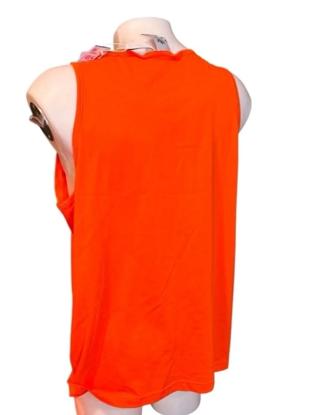 adidas Vibrant Orange Athletic Tank Small NWT